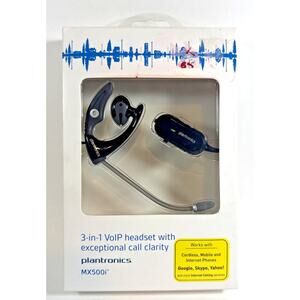Open Box Plantronics MX500i 2011 3-in-1 VolP Headset - Open Box